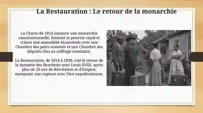 XIX sieèle Consulat et Restauration 3