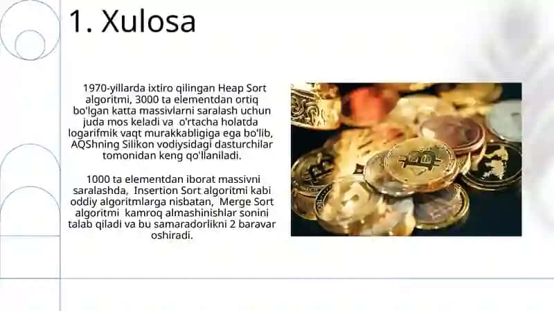 Örin almashtirish bilan saralash algoritmlari 3