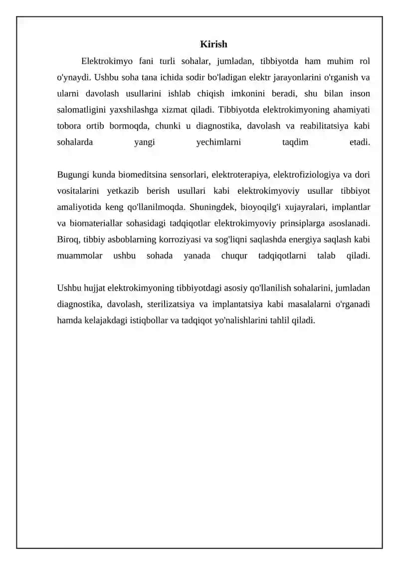 Elektrokimyo fani turli sohalar 3