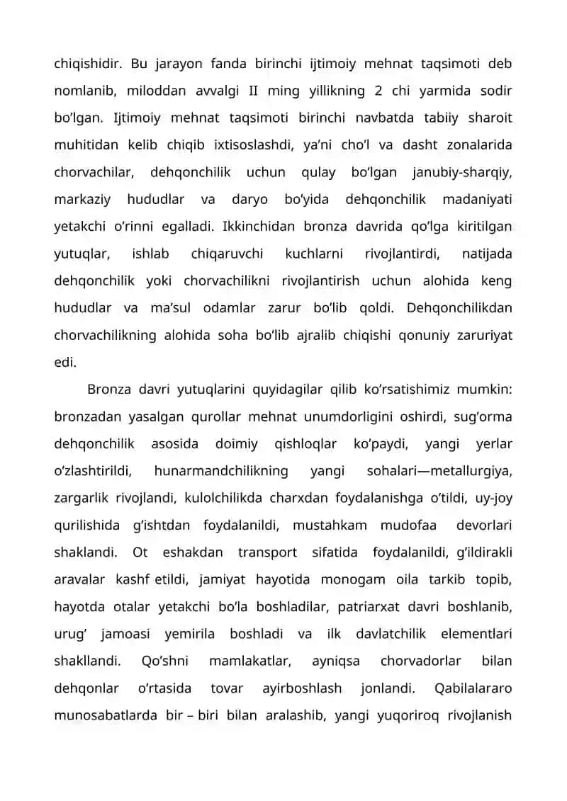 Bronza  davri  va  uning o’rganilishi 3