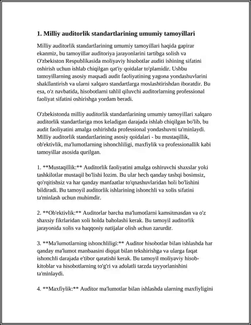 AUDITORLIK FAOLIYATINING MILLIY STANDARTLARI 3