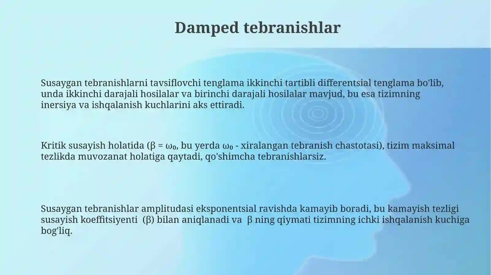 Tebranishlar VA Tolqinlar 3
