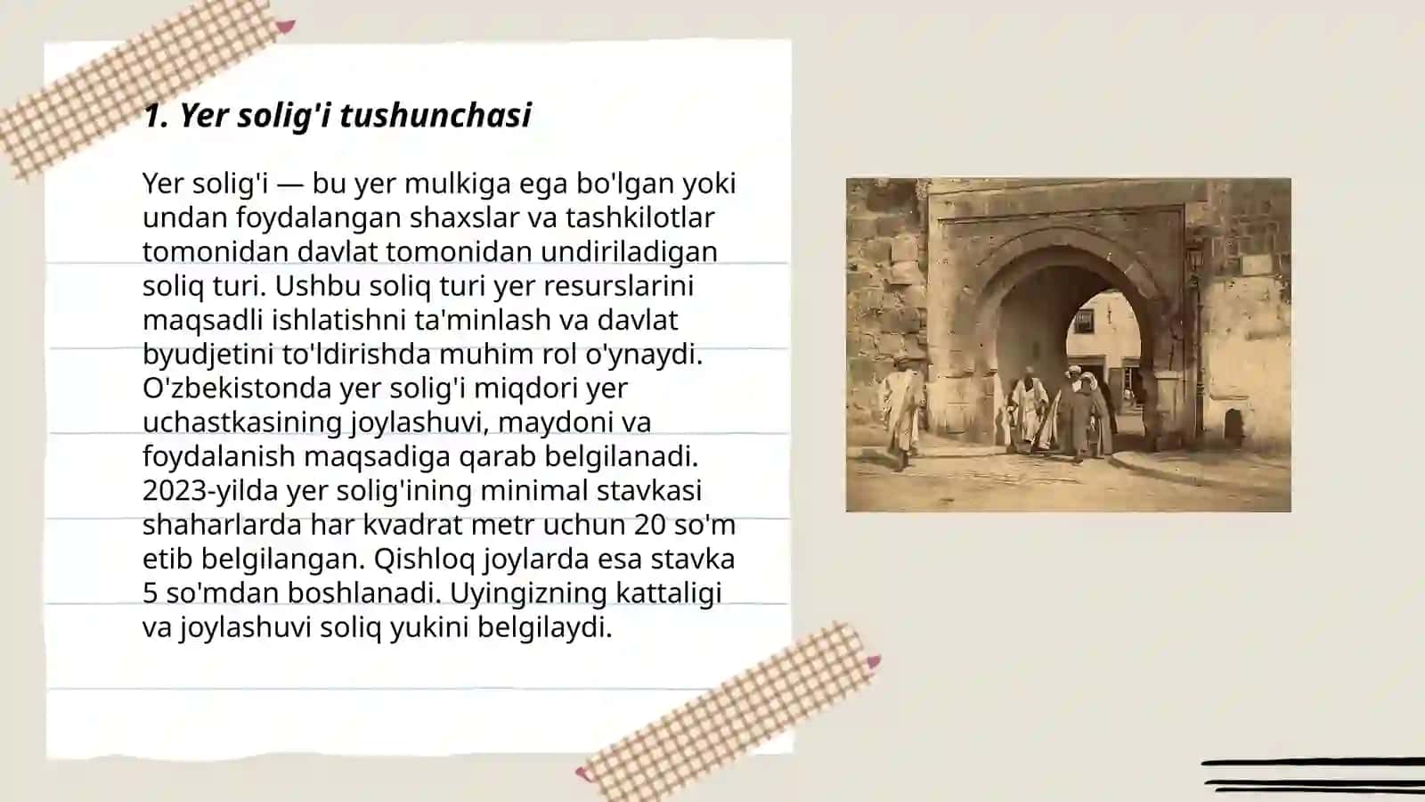 Yer solig'i tushunchasi 3