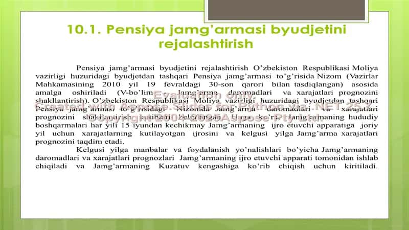Pensiya jamg'armasi moliyaviy resurslari 3