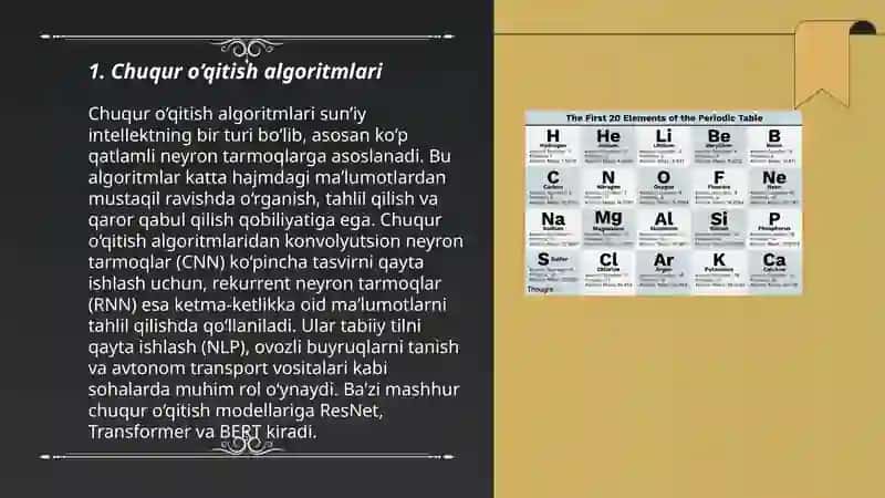 Chuqur o‘qitish algoritmlari 3