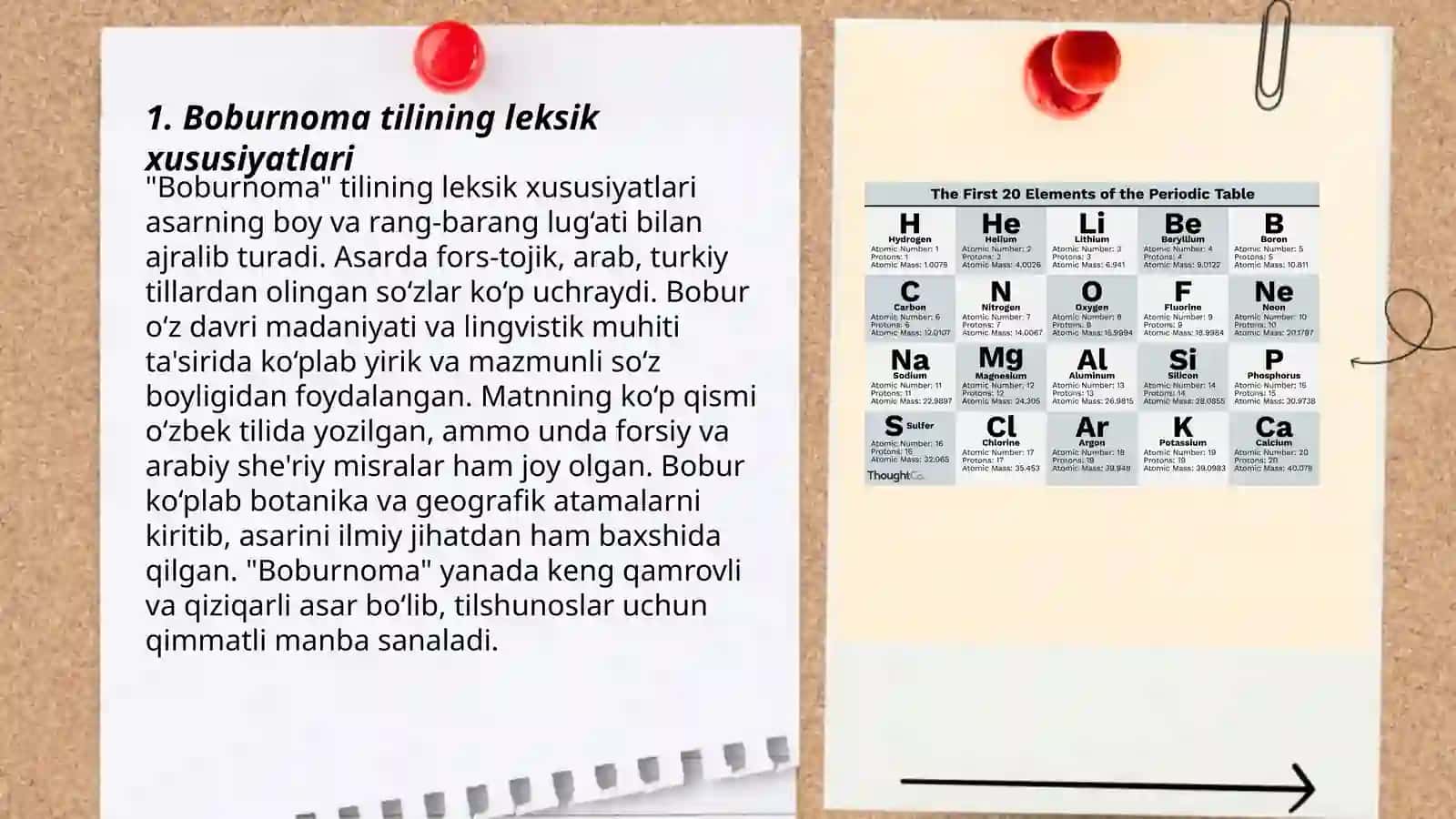 Bobur asarlarining lisoniy xususiyatlari 3