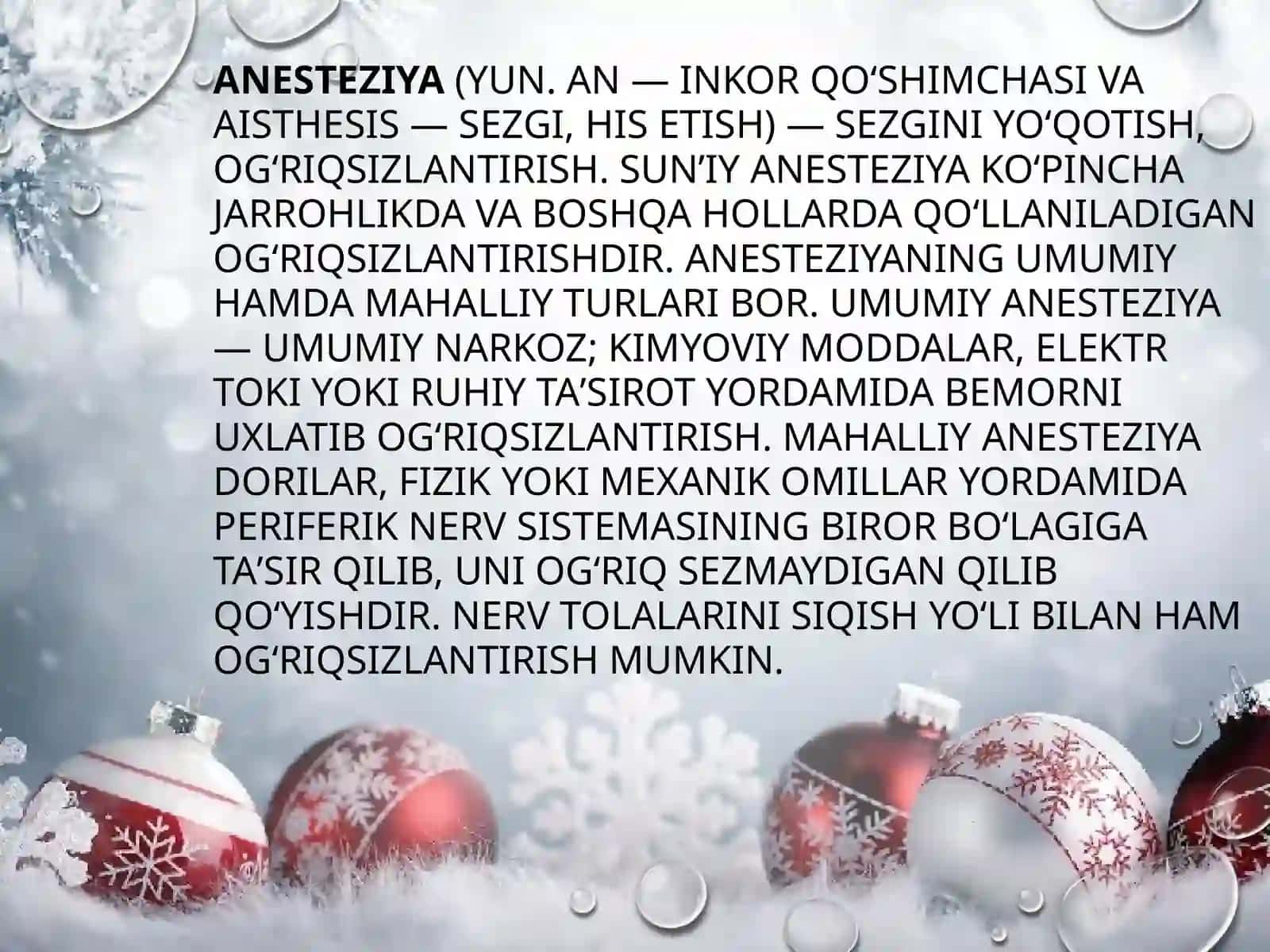 Mahalliy anestetiklar 3