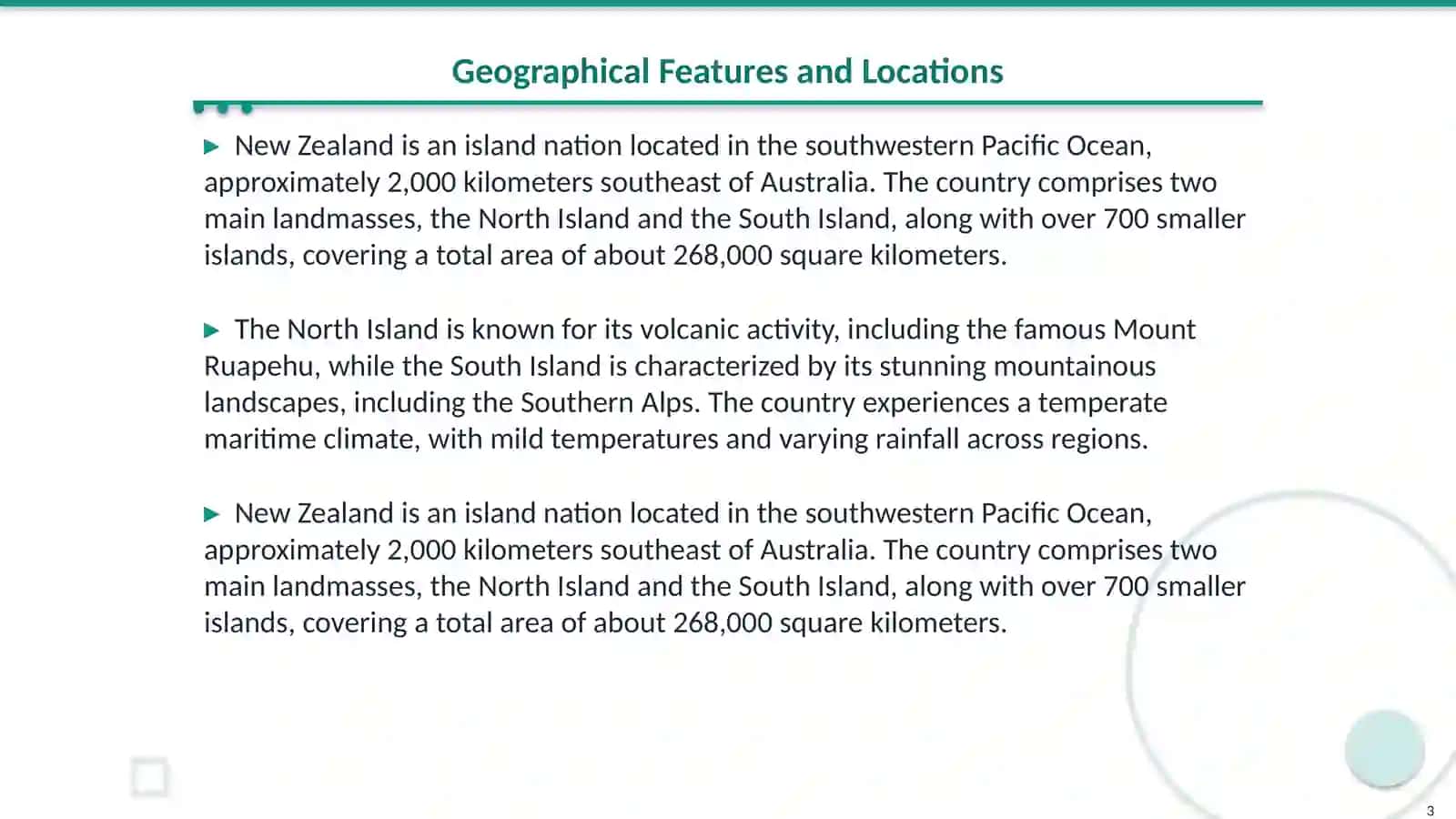 General Information about New Zealand 3