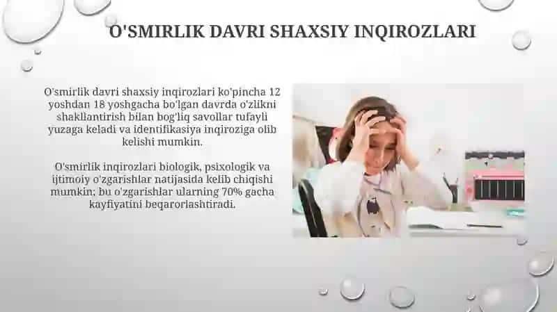 O'smirlik davrida shaxsiy krizislar va ularni yengish mexanizmlari 3