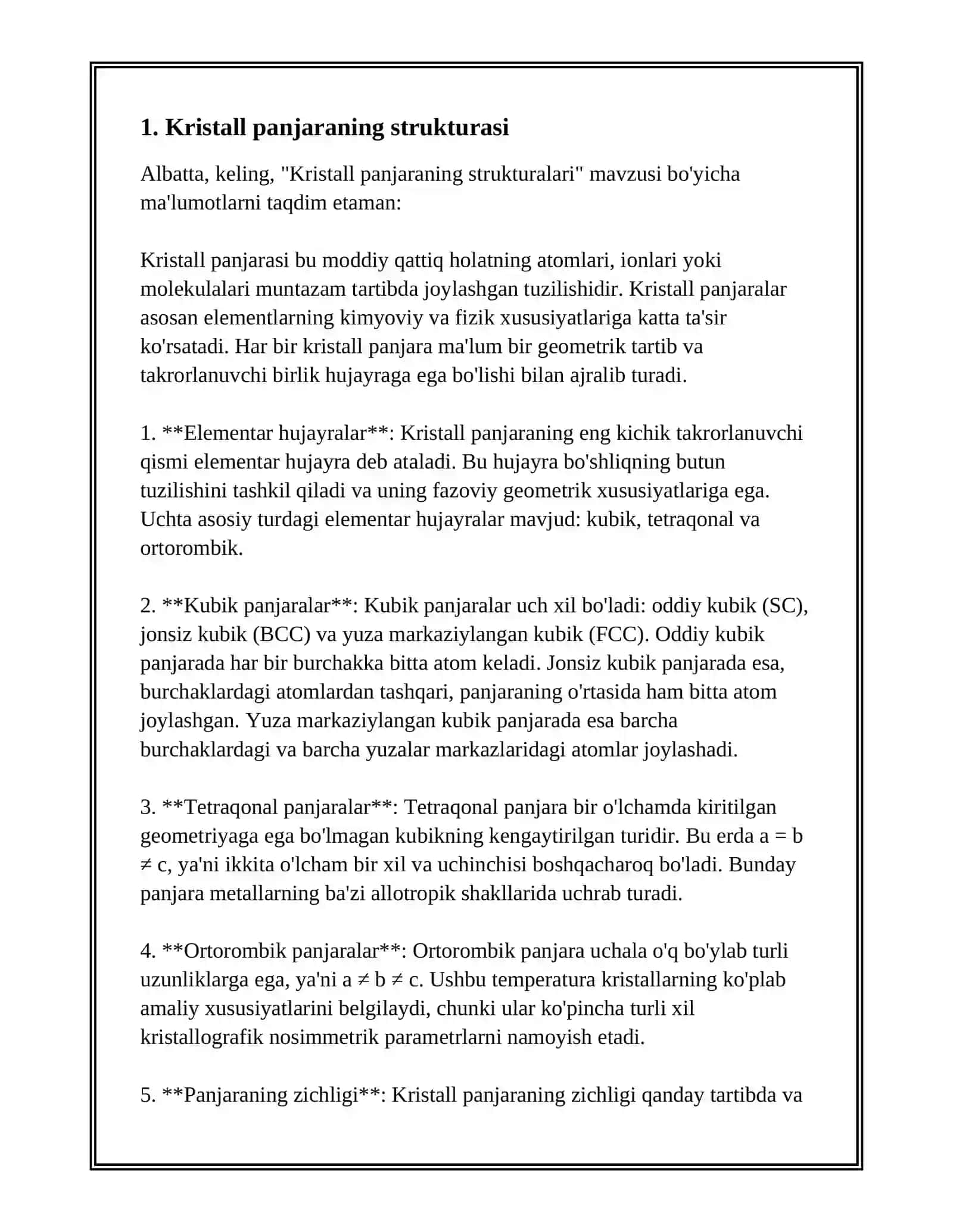 OʻTKAZGICH KRISTALLARDA ELEKTROMAGNIT TOʻLQINLARNING TARQALISHI 3