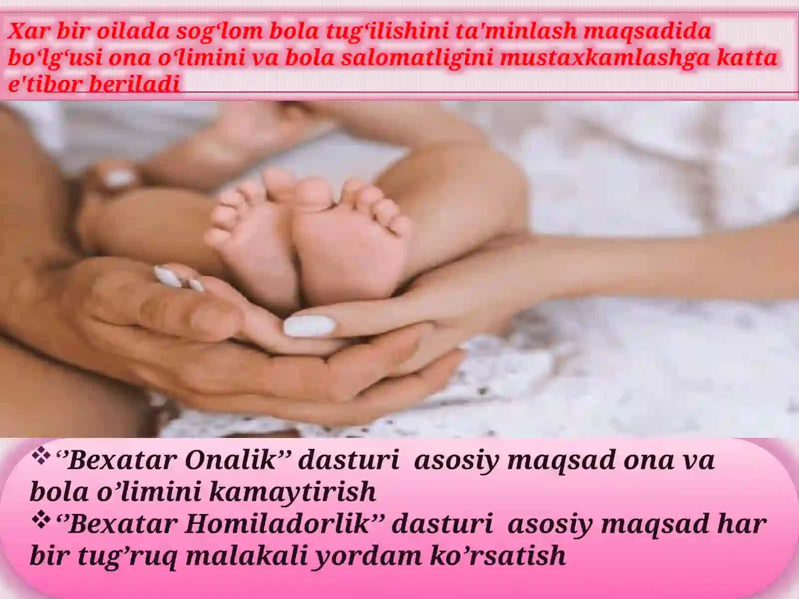 Bexataronalik,Antenatalparvarish.Homilanuqsonlarianiqlashskrining 3