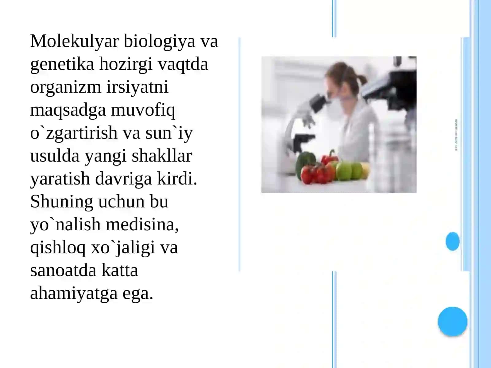 Genmuxandisligi va biotexnologiya 3