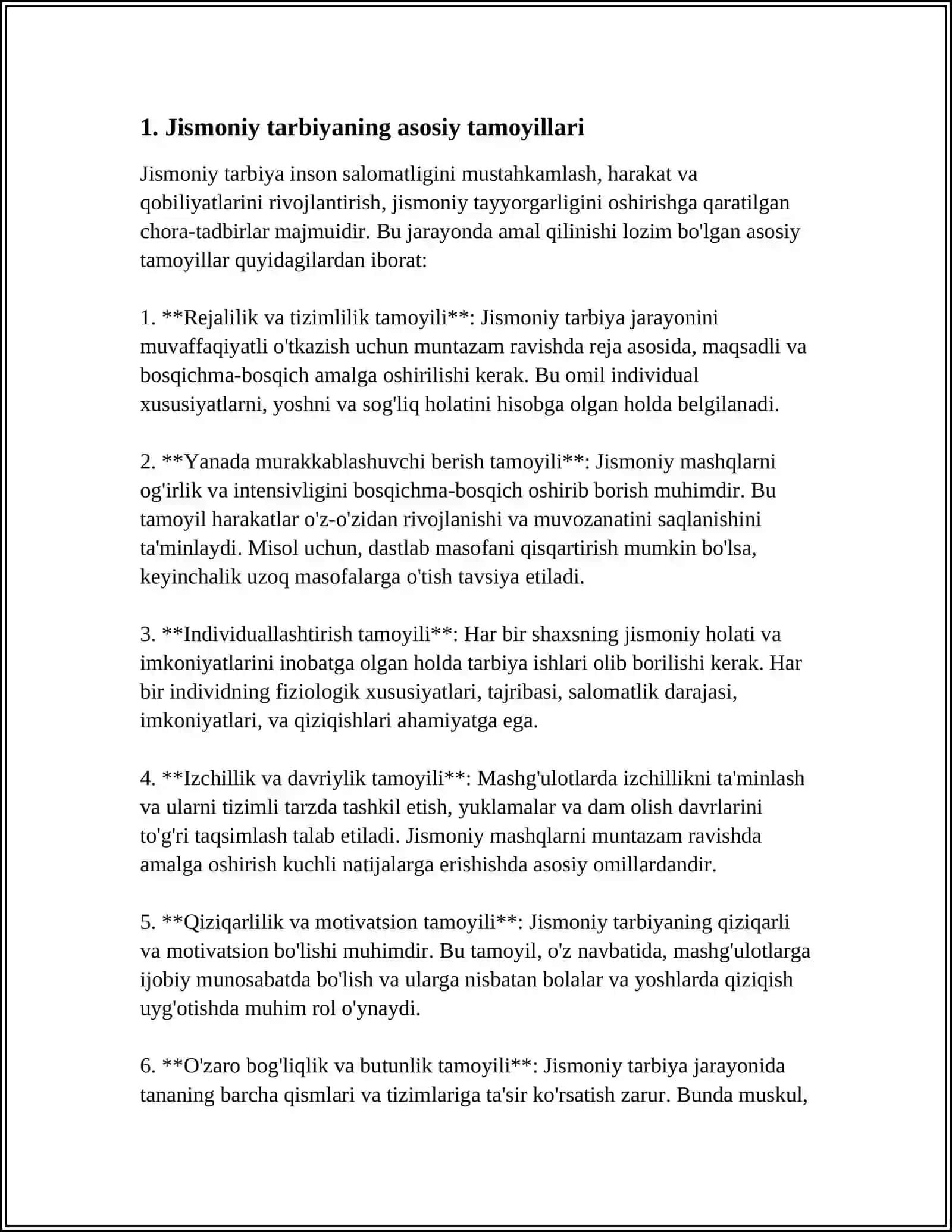 TALIM MUASSALARDA JISMONIY TARBIYA MOHIYATI 3