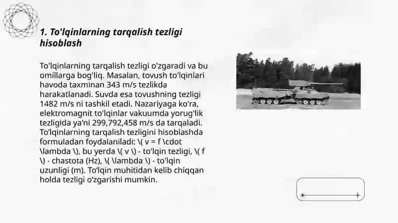 To'lqinlarning Tarqalish Tezligi 3