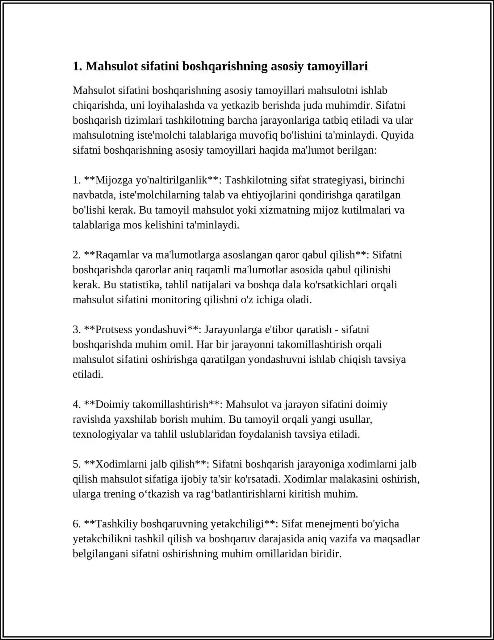 OPERATSION MENEJMENTDA MAHSULOT SIFATINI BOSHQARISH 3