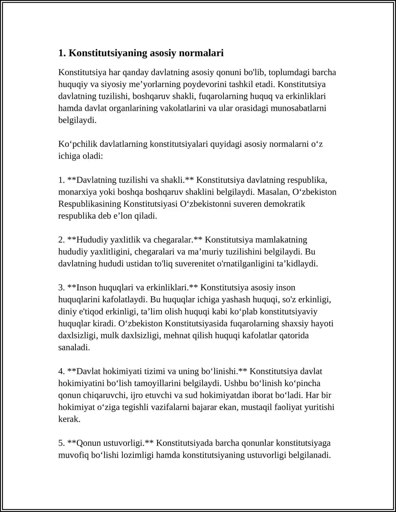 BOZOR KONSTITUTSIYA NORMALARI 3