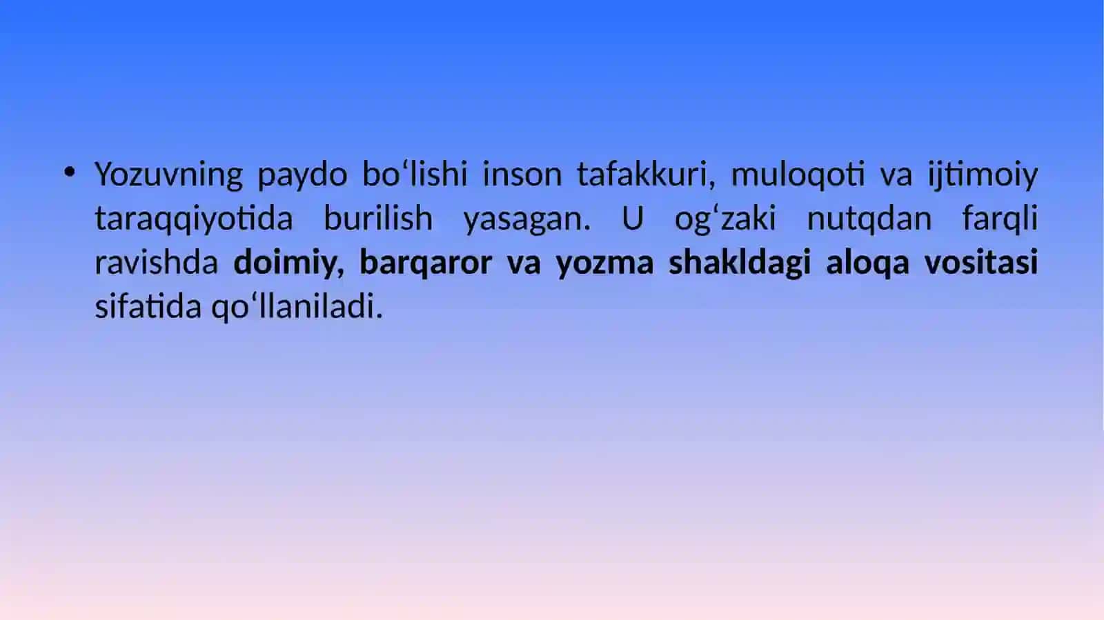 Yozuv va uning turlari 3