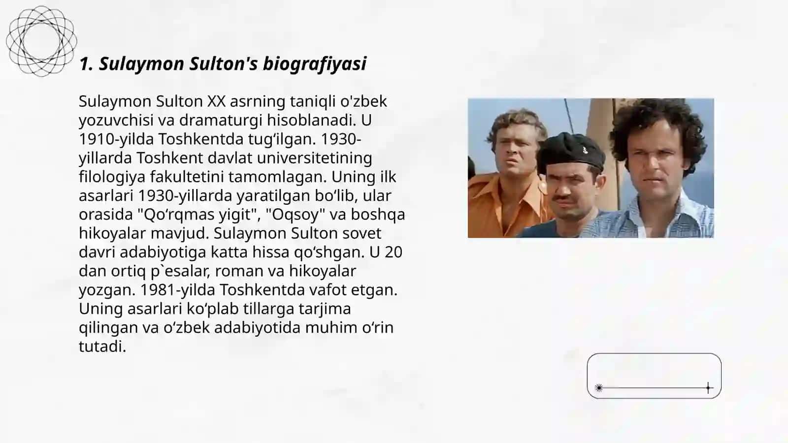 Sulton Jo'raning hayoti VA ijodi 3