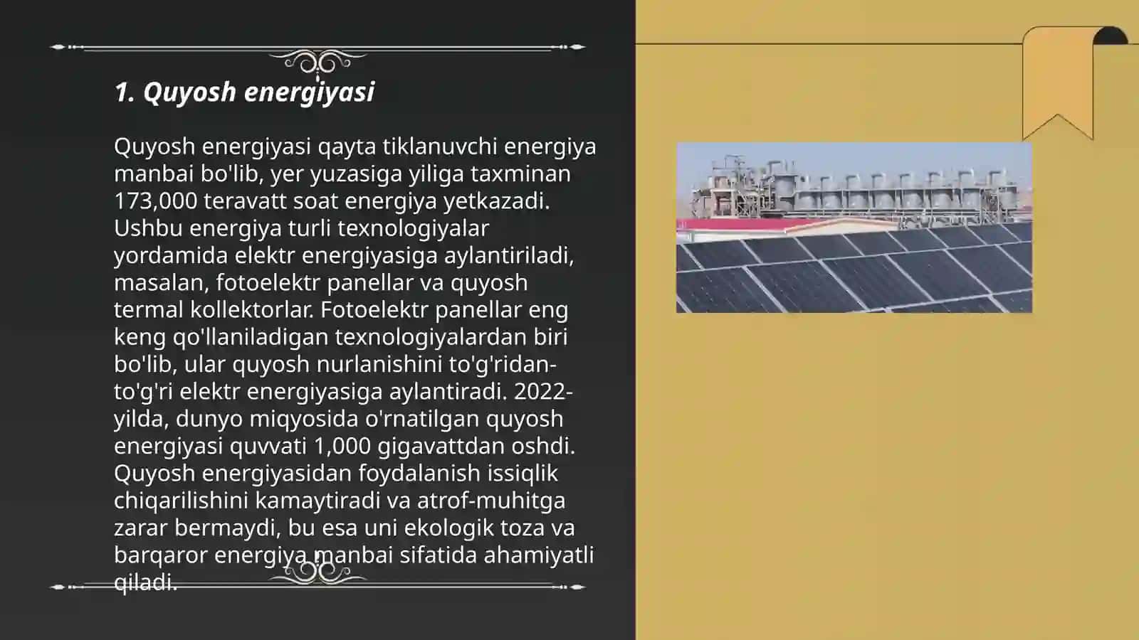 Quyosh energiyasi 3
