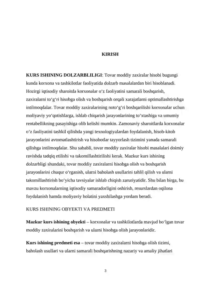 TOVAR MODDIY ZAXIRALAR HISOBI 3