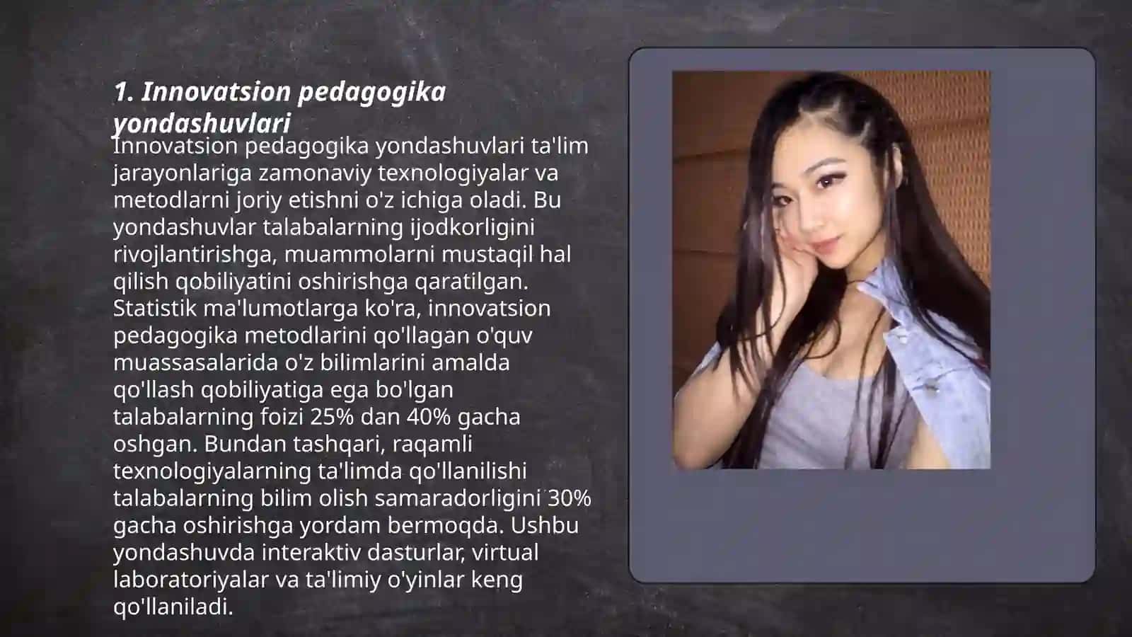 Kreativ ta'lim muhitining asosiy tamoyillari 3