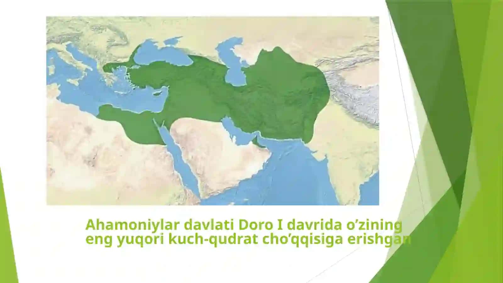 Ahamoniylar davlati. 3