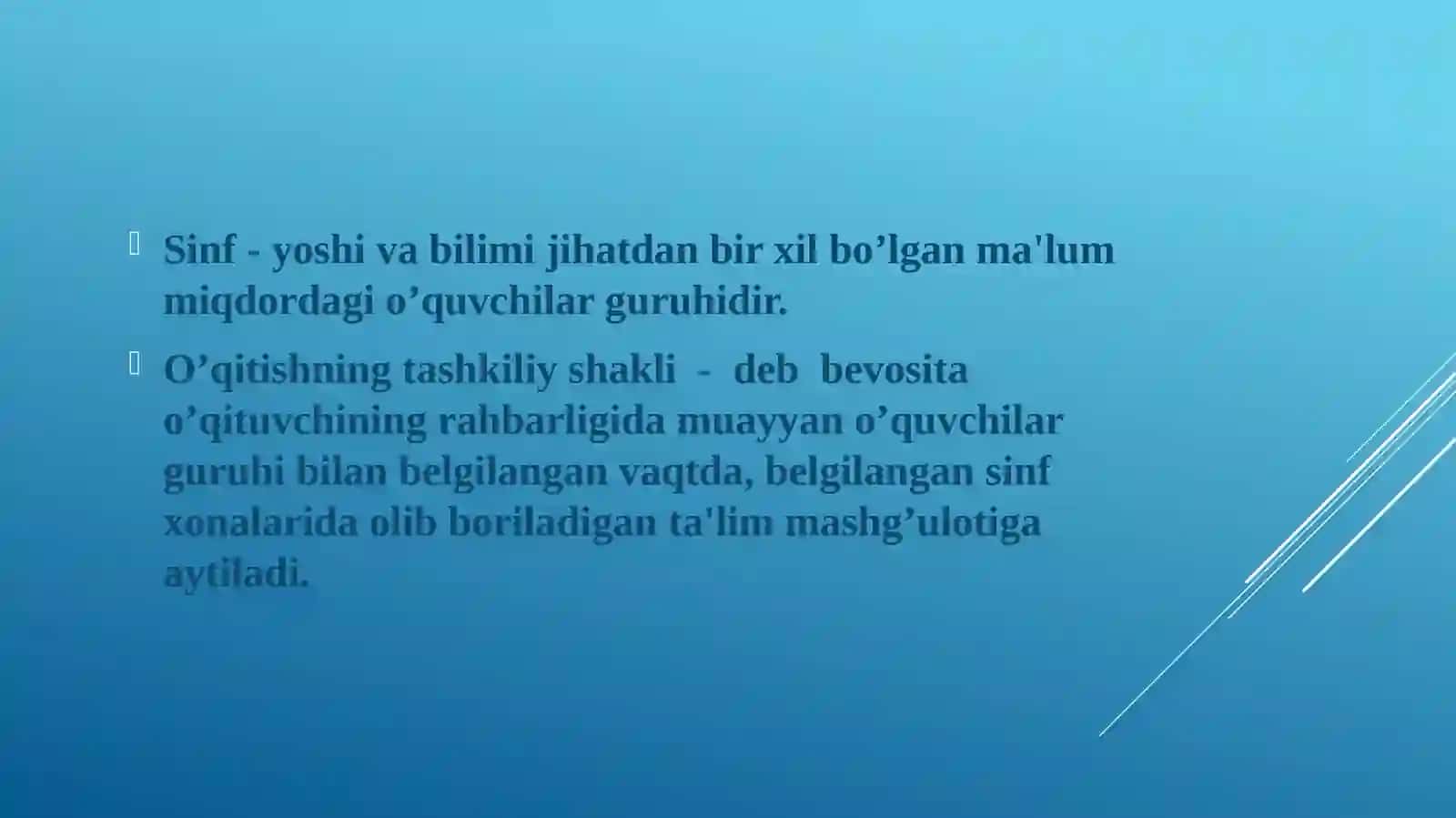 O`qitishning tashkiliy shakllari 3