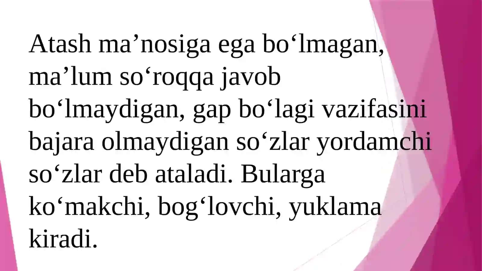 Yordamchi so‘zlar 3