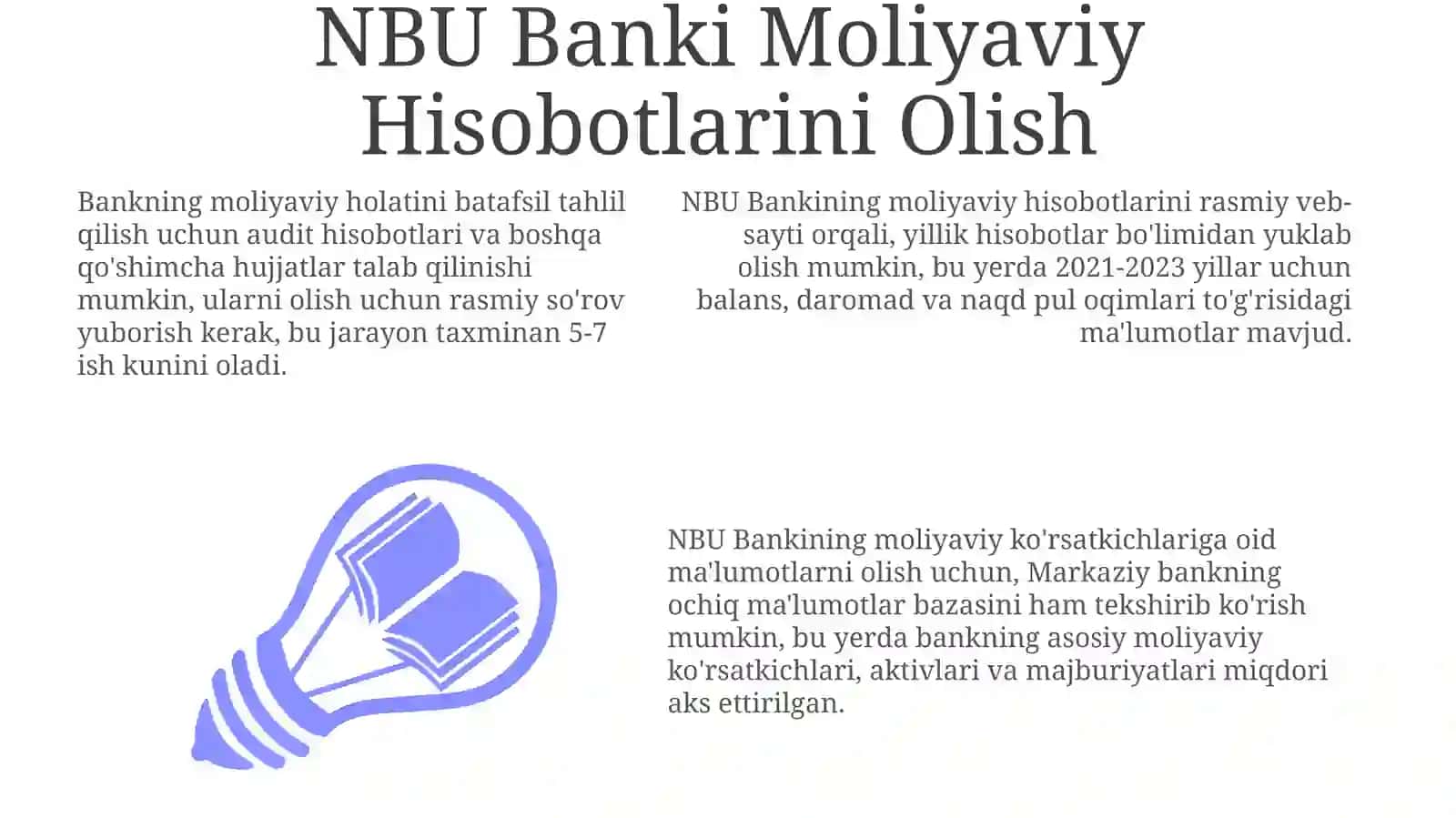 NBU Bankining Moliyaviy Hisobotlarini Tahlil Qilish 3