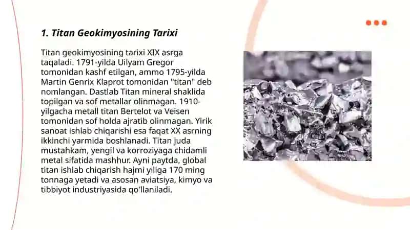 Titan Geokimyosi 3