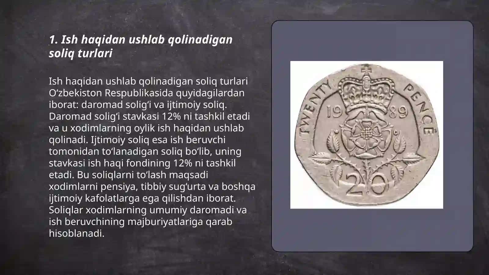 Ish haqidan ushlab qolinadigan va chegiriladigan summalar hisobi 3
