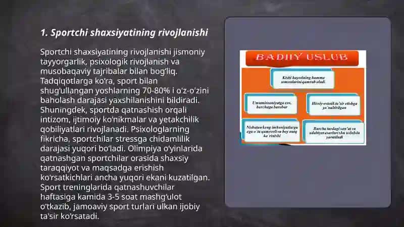 Sport mativlarining individual xususiyatlari 3