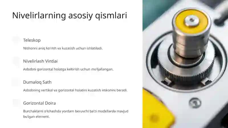 Zamonaviy nivelirlar va ularning klassifikatsiyasi 3