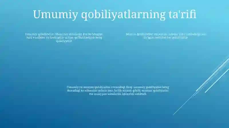 Umumiy Va Maxsus Qobiliyat Farqları 3