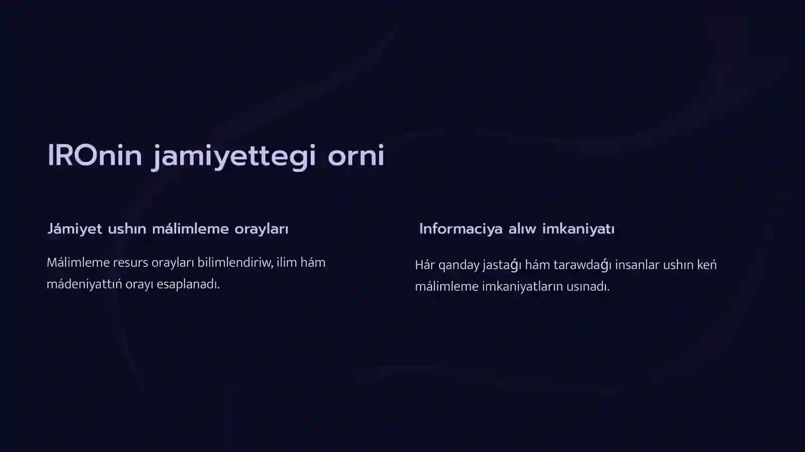 Informaciyalıq resurs orayı (IRO) 3