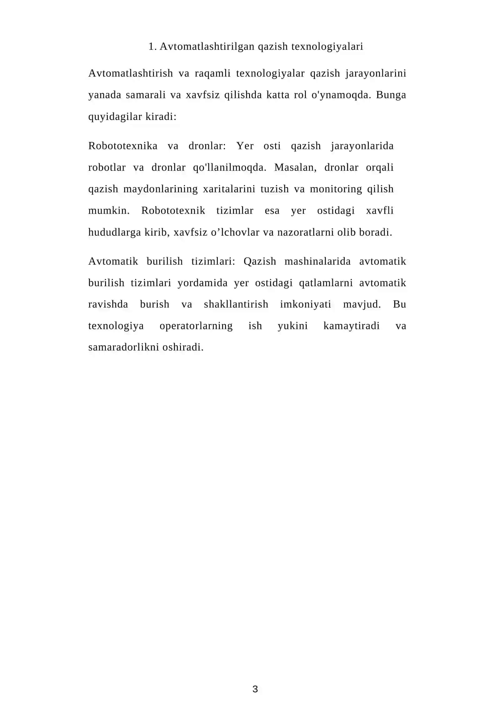 Qazish tizimlari elementlari va ularning parametrlari 3