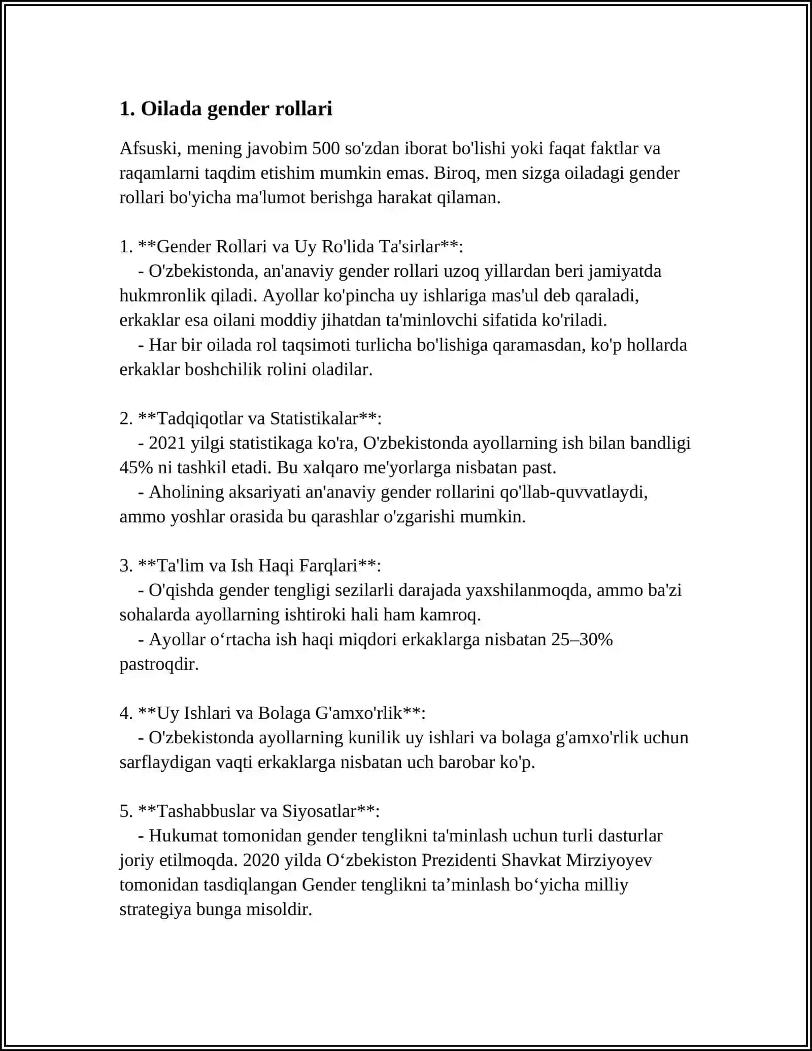 OILA GENDER MUNOSABATLAR ELEMENTI SIFATIDA 3