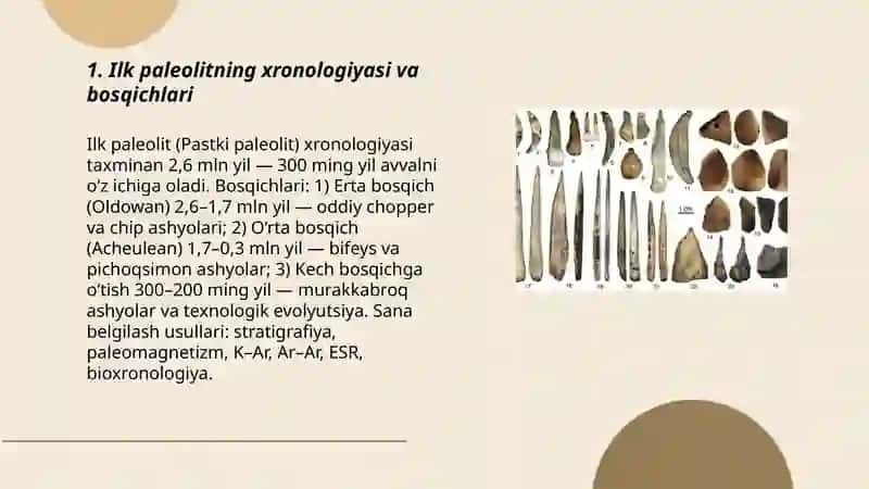 Ilk paleolit davri arxeologiyasi 3