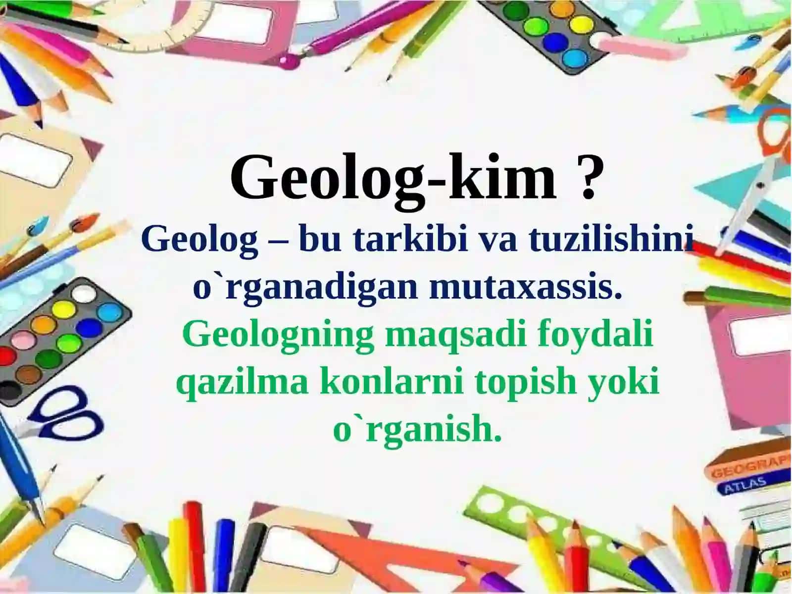 “Geolog so‘zi” she’ri 3