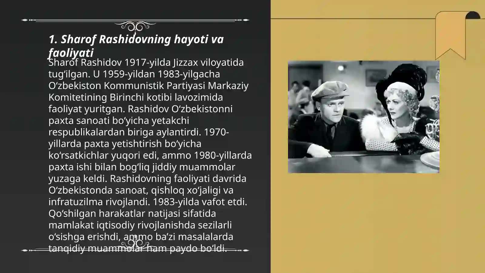 Sharof Rashidovning hayoti va faoliyati 3
