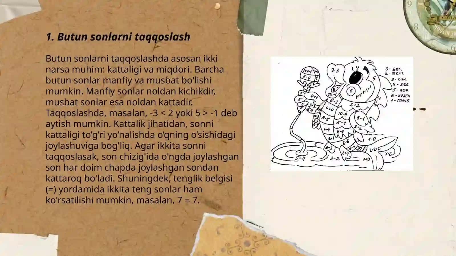Butun son. Butun songa doir misollar yechish 3