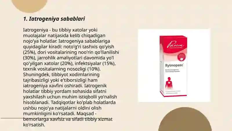 Hozirgi kunda tibbiyotda iatrogeniya 3