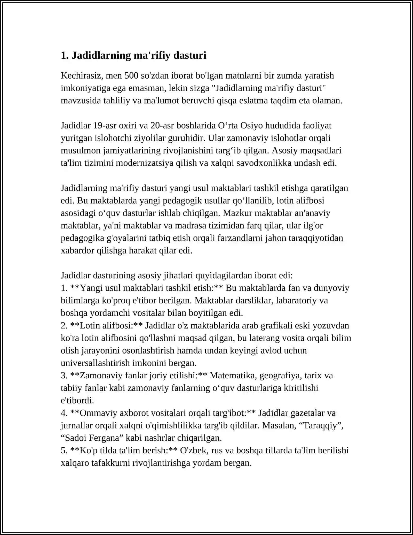JADIDLARNING MA'RIFIY DASTURI 3