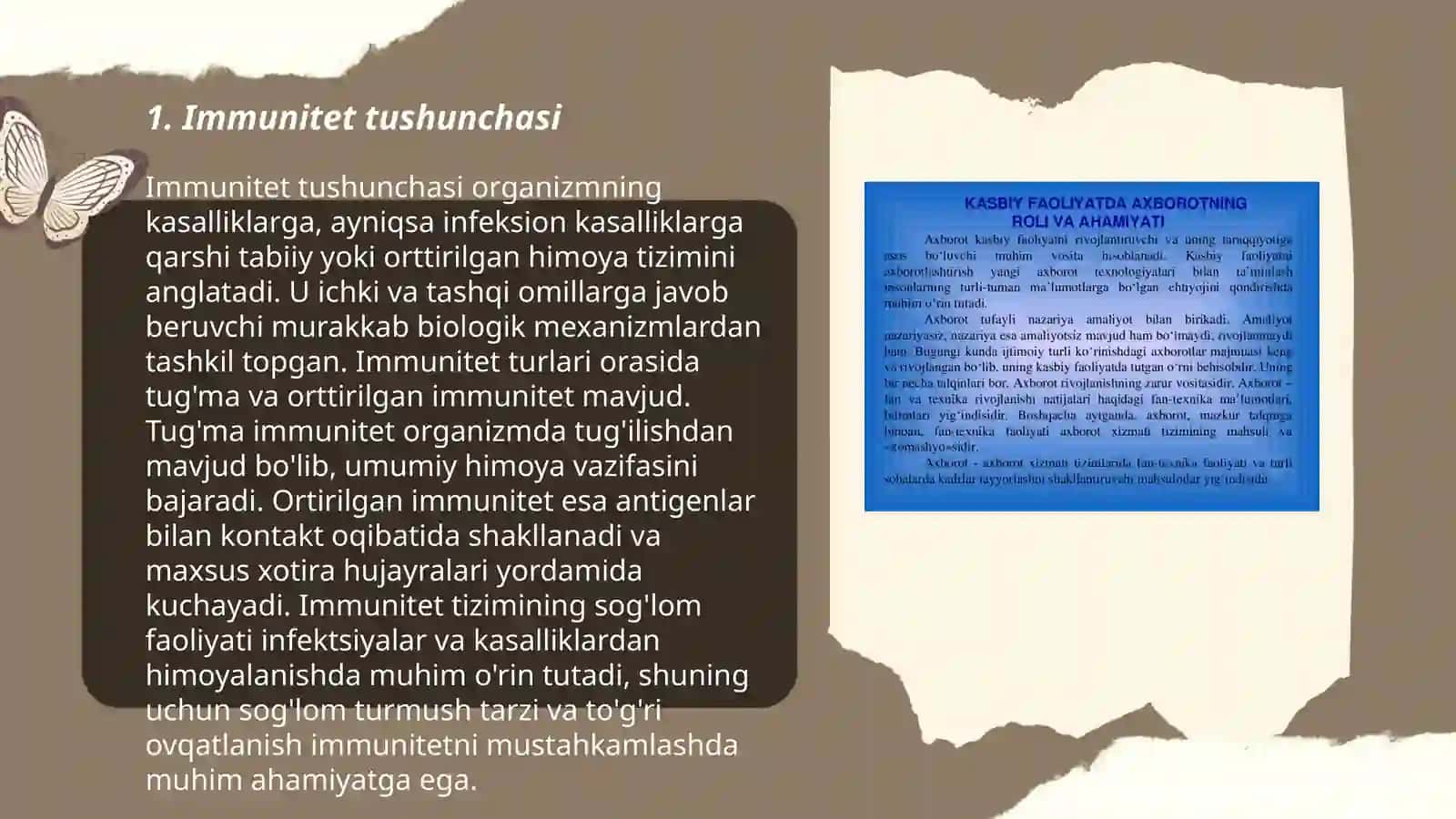 Immunitet Haqida Tushuncha Immunitet Turlari Immun Azolari 3