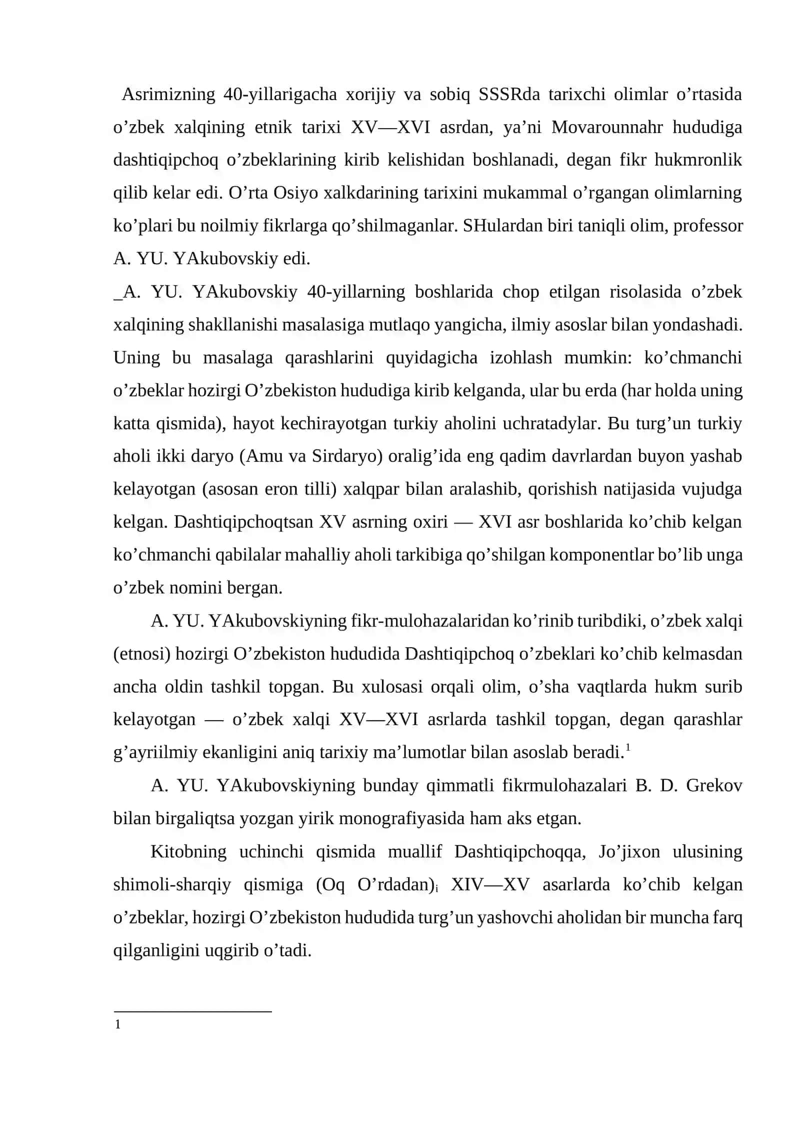Oʻzbek xalqining kelib chiqishi qarashlar ilmiy qarashlar konsepsiyasi 3