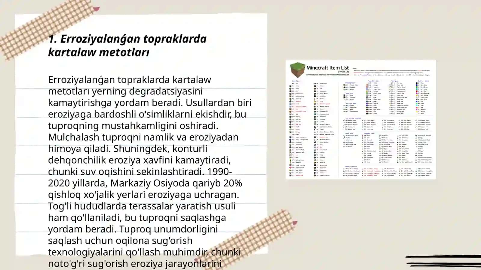 Erroziyalanǵan Topiraqlarda Kartalawda 3