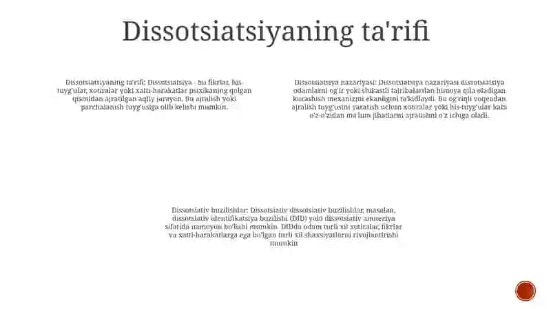 Dissiotsiyalanish Nazaryasi 3