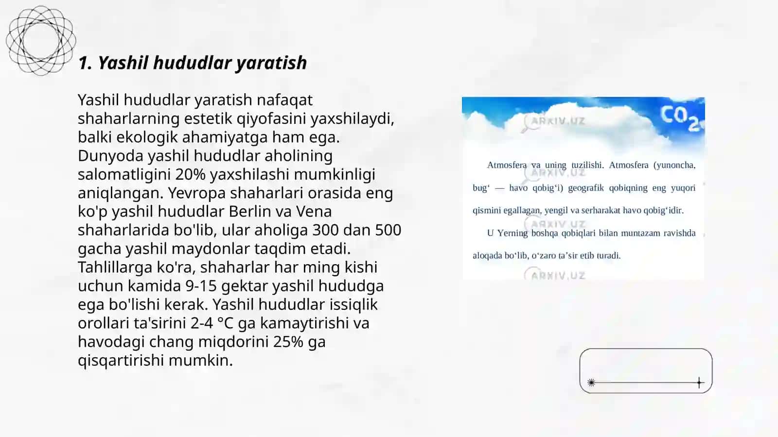 Yashil hududlar yaratish 3