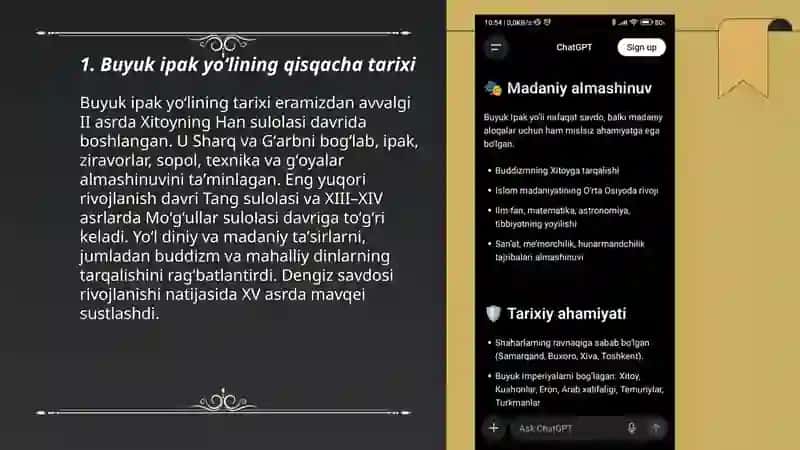 Buyuk ipak yoʻli slayd 3