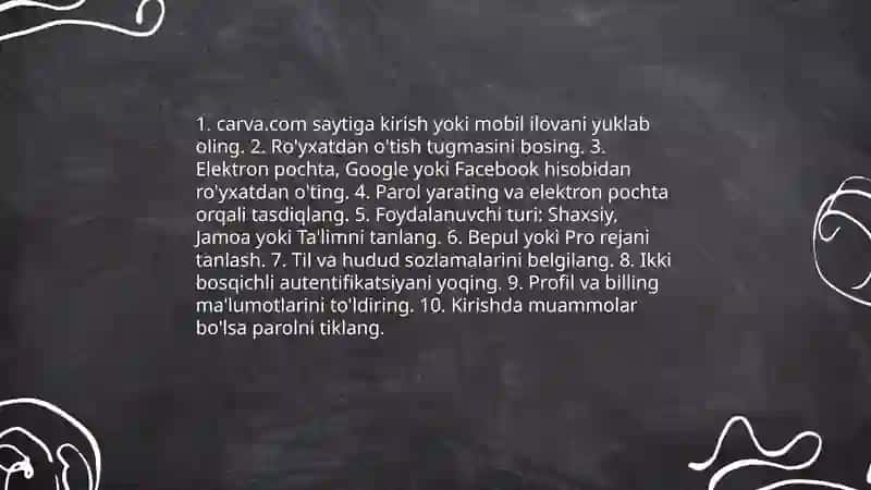 Bulutli texnologiyalardan Foydalanish (Carva) 3